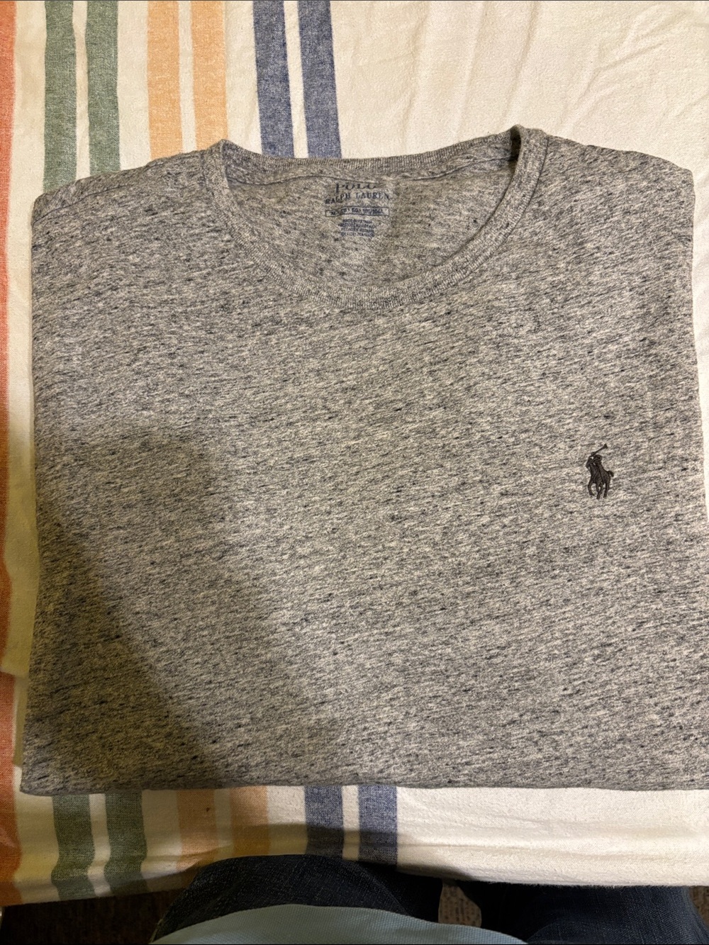 Polo by Ralph Lauren Gray Heather Short Sleeve Crew T-Shirt